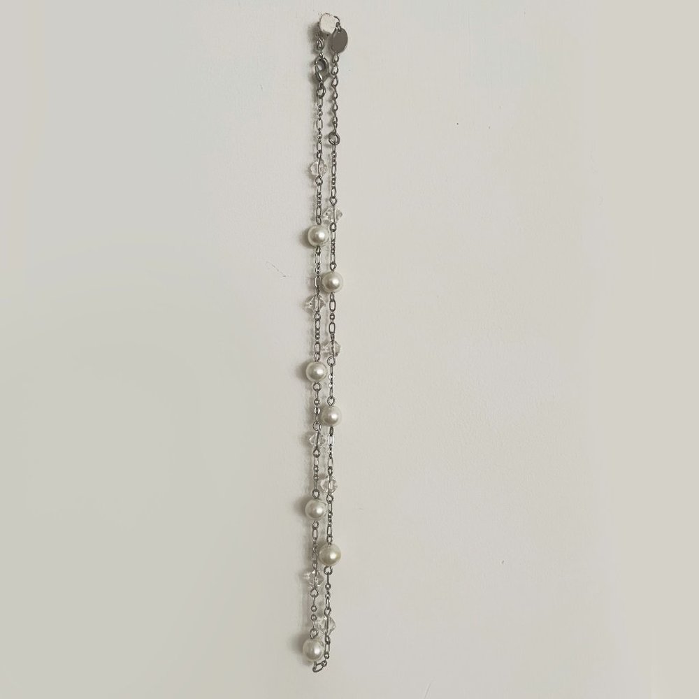Vintage Claire’s Faux Pearl and Bead Necklace